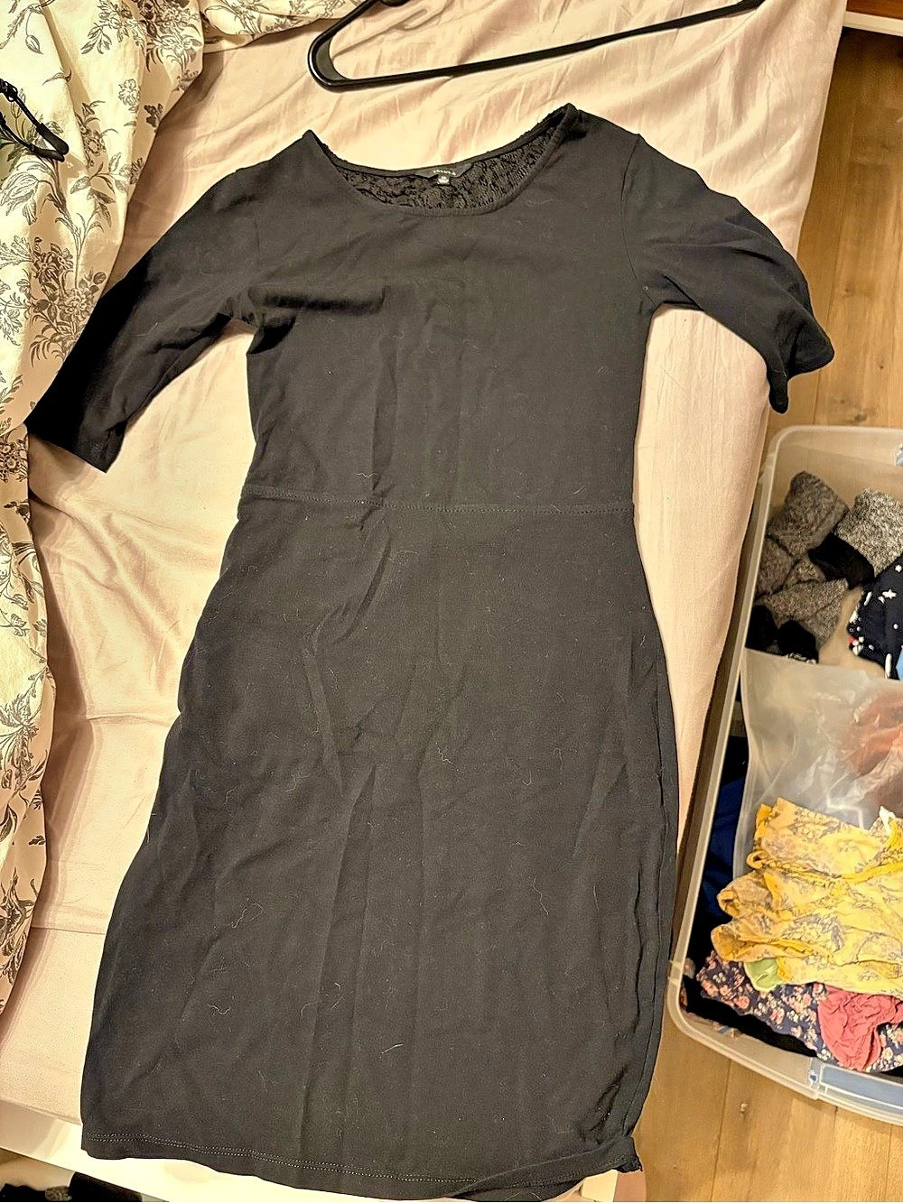 Talula Black Lace Bodice Dress Size XS Like New